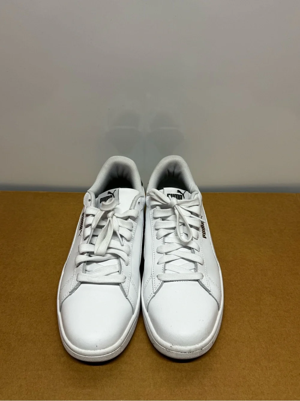 PUMA Ace Court Shoes Men's White/Amazon Green colorway 406570-01 Size 9
